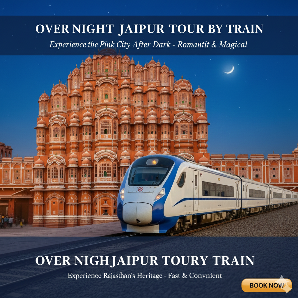 Over Night Jaipur Tour By Train