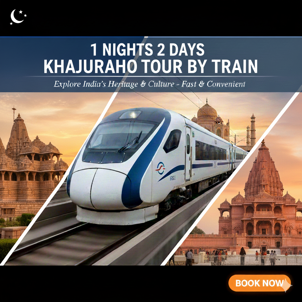 Khajuraho Tour By Train 